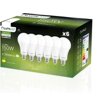 6x E27 LED žiarovka 18W = 150W 2421lm 4000K NEUTRAL PREMIUM EMC2 LUMILED