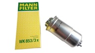 Palivový filter Mann Wk853/3x 1.9 Tdi Vw Škoda Audi