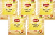 Sada 5x čaj Lipton Yellow Label 100ks x 2g