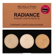 Paletka lisovaných rozjasňovačov Makeup Revolution Radiance Highlighter 164 g