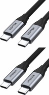 Kábel Unitek USB-C na USB-C kábel 10Gbps 4K 60Hz 20V/5A 100W x2