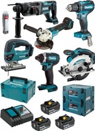 MAKITA SET 6 ELEKTRICKÝCH NÁRADÍ 3x5,0ah DHR241 DGA