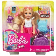 BÁBIKA BARBIE CHELSEA NA CESTÁCH SET FWV20