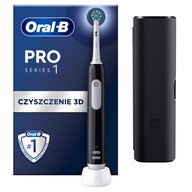 Elektrická zubná kefka Oral-B Pro1, čierna + puzdro