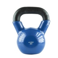 KETTLEBELL LIATIENOVÝ POTAŽENÝ VINYLOM 8 kg NA CVIČENIE