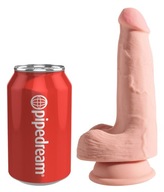 DILDO 3D UMELÝ PENIS S PRÍSAVKOU 17,8 cm King