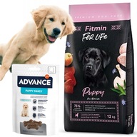 FITMIN PUPPY SUCHÉ KRMIVO PRE PSA 12kg + pochúťka