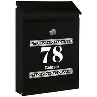 BLACK Letterbox UV tlač viacerých vzorov