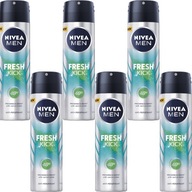 NIVEA Antiperspirant MEN Fresh Kick 6*150ml