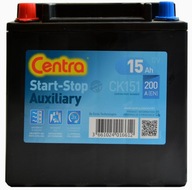 START-STOP CENTRUM AUX AGM CK151 12V 15Ah 200A