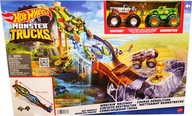 Turnajová súprava monster truckov s názvom Hot Wheels