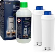 VÝKONNÝ ODVÁPŇOVAČ DeLonghi 500ml + 2x filter AquaLunga na KÁVU DeLonghi KÁVA