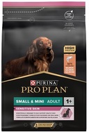 PURINA DOG FOOD PRO PLAN LOSOS NA CITLIVÚ PLEŤ 3KG