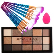 Paletka očných tieňov Makeup Revolution Sada 20 štetcov