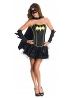 BATGIRL BATMAN SUPER HERO KOSTÝM LICENCOVANÝ SUPER HERO KARNEVAL BALL S