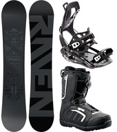 Snowboardový set RAVEN Solid Steel 158cm