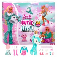 Adventný kalendár Barbie Cutie Reveal HJX76 MATTEL