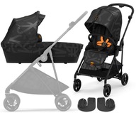 CYBEX MELIO STREET 2v1 | Real Black | Adaptéry