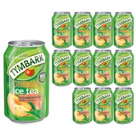 12x Tymbark ľadový čaj Drink Broskyňa Jablko Plechovka citrón 330 ml