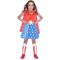 WONDER WOMAN klasický DC OUTFIT pre deti vo veku 10-12 rokov