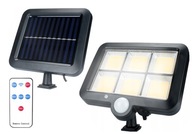 Svetlomet so solárnou LED lampou + pohybový senzor 10W