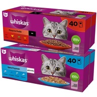 WHISKAS 8 PRÍCHUTÍ JEDLO V RELE A OMÁČKE 80x85G