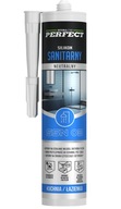 Neutrálny biely sanitárny silikón ssn 280ml STALCO S-64803