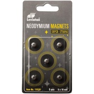 Neodymové magnety 10mm (5) 110191 LEVIATAN