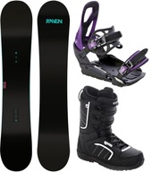 Snowboardový set RAVEN Pure Mint 150cm