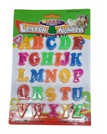 Magnetické písmená ALPHABET magnety PÍSMENA tabuľa