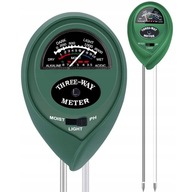 PEH METER KYSLOSTI PÔDY PH METER 3v1