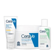 CeraVe Set hydratačný krém na tvár SPF 50 52 ml Balzam na suchú pleť 340