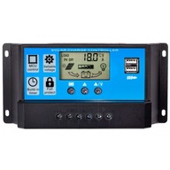 FIREMNÝ REGULÁTOR SOLÁRNEHO NABÍJANIA 40A LCD 12/24V