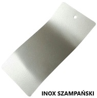 Inox metalická strieborná matná prášková farba s odplyňovaním