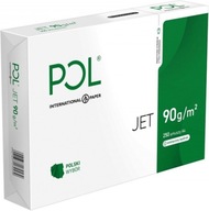 POL JET KOPÍROVACÍ PAPIER A4 TRIEDA A 90GSM 250 listov