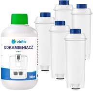 5x Filter pre DELONGHI ECAM ESAM odstraňovač vodného kameňa 500 ml