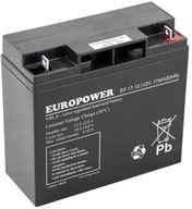 BATÉRIA AGM VRLA EUROPOWER EP 12V 17Ah EP17 - 12 OVLÁDACÍ JEDNOTKA ALARMU