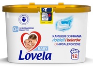 Lovela kapsule na pranie bielej farby 12 kusov