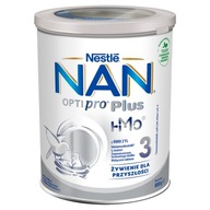 NESTLE NAN OPTIPRO PLUS 3 HMO MILK v plechovke 800g