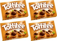 Čokoláda Toffifee Storck, lieskové orechy v karamelovej krabičke, 125 g x 4