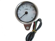 TACHOMETER S BIELYM CIFERNÍKOM - 8 000 - PODSVIETENIE