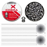 UMAREX COBRA POINTED SHOT 4,5 mm 500ks + 100 SHELDS