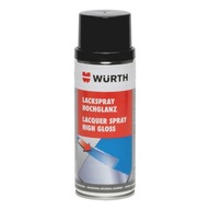 Wurth Black lak v spreji s vysokým leskom 400 ml