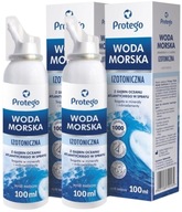 2 ks Protego Isotonic Sea Water 100 ml Salvum Denná nosová hygiena