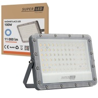 LED reflektor Halogén Slim LED lampa 100W 11000lm PREMIUM SuperLED