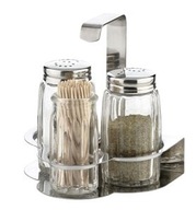 SALTSHAKER PEPPER SHAKER TOOTPITS CLASSIC SET