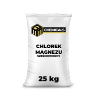 ČISTÝ HEXAHYDRÁT HORČENÉHO CHLORIDU 25 KG vločiek cestnej soli