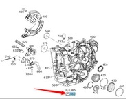 ZÁSTRČKA S MAGNETOM, automatická prevodovka 724.0 MERCEDES A2109970032