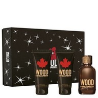 Dsquared2 Wood EDT 100 ml + gél 100 ml + balzam po holení ASB 100 ml