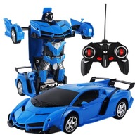 Auto Robot 2v1 R/C Diaľkové ovládanie Modrá LED